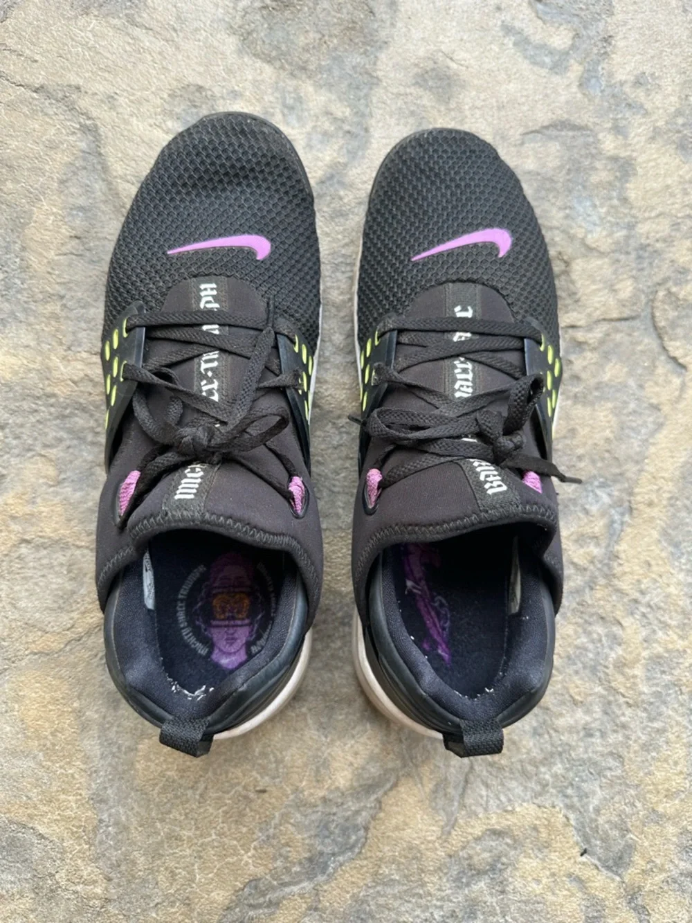 Nike Free x Metcon 2 Men's Size 10.5 Black/Purple Nebula/White Training Shoes